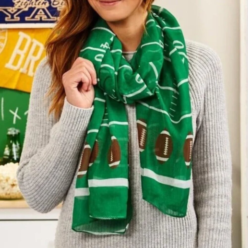 Two's Company football scarf